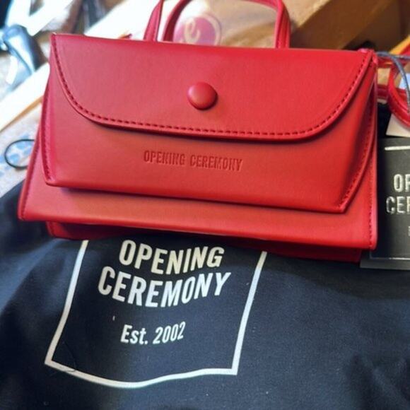 Opening Ceremony Red Razor Clam shoulder bag - Picture 4 of 6